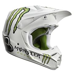 Fox V3 Motocross Helm RC Monster Pro - White M