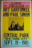 Art Garfunkel and Paul Simon Concert Poster