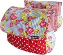 BASIL Doppelpacktasche Rosa Double Bag bunte Rosen, Maße: 2x 35 x 15 x 30 cm, Volumen: ca. 35 l