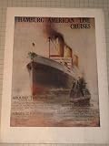1913 Hamburg - American Line Cruises Ad 