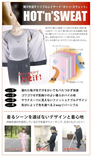 Kate Ruber バーニングサウナスウェット ブラック×グレー M