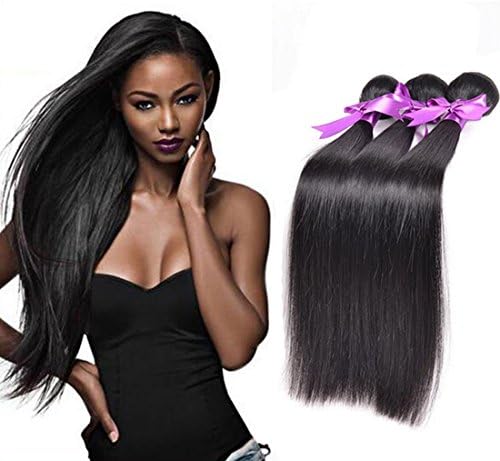 Angel Hair 3 Bundles Virgin Peruvian Straight Hair; Sew In Raw Unprocessed Weft Weave Remy Hair Extension 300 Grams Free Fast Shipping (22 22 22)