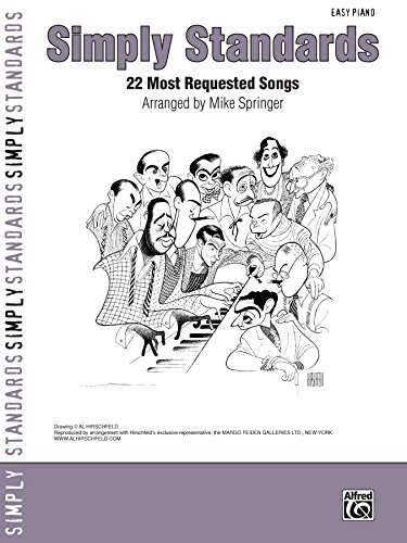 simply standards 22 most requested songs easy piano simply series