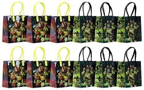 TMNT Teenage Mutant Ninja Turtles Party Favor Goodie Gift Bag - 6