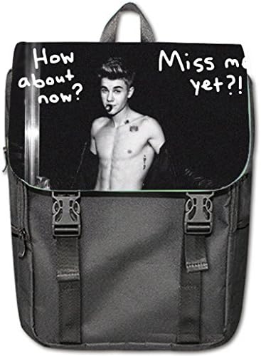 HEADJI Special Custom Justin Bieber Casual Shoulders Backpack Black