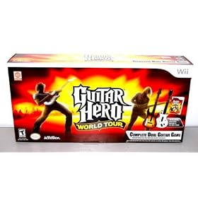 Guitar Hero World Tour Guitar 2 Pack Bundle - Wii