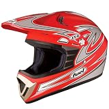 Fuel Youth Off-Road Dirt Bike Helmet - Red Graphic