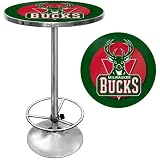 NBA2000-MB - Milwaukee Bucks NBA Chrome Pub Table