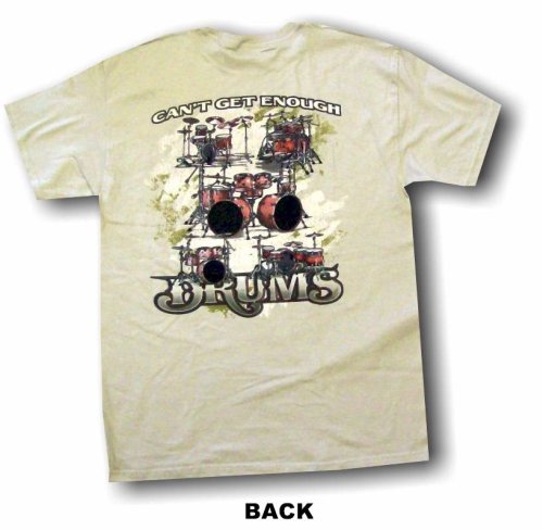Click here to buy Can't get Enough Drums Drum Set Mens T Shirt MEDIUM thru 4X.