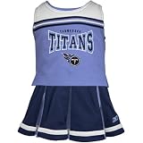 NFL Reebok Tennessee Titans Light Blue Youth 2-Piece Cheerleader Dress (Large)
