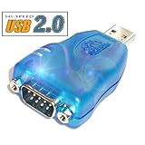 USBGear USB RS-232 Serial Adapter DB-9 Male works with all Windows and Mac