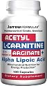 Jarrow Formulas Acetyl L-Carnitine Arginate (ALCA)  and Alpha Lipoic Acid (ALA), 100 Capsules