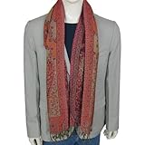Indian Clothes Neck Scarves for Men Wool Fabric