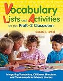 Vocabulary lists and activities for the PreK-2 classroom : integrating vocabulary, children's literature, and think-alouds to enhance literacy