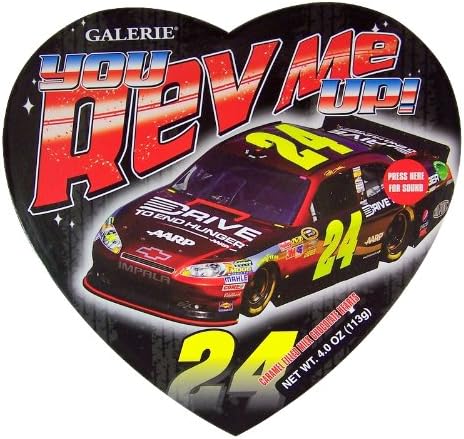 Drivers Start Your Engines! Nascar Driver #24 Jeff Gordon Talking Valentine's Day Candy Box
