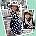 Weixinbuy Kids Girls Polka Dot Chiffion Sundress Bowknot Belt Dress