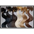 Chinesisches Echthaar 50cm gewellt lichtblond #613