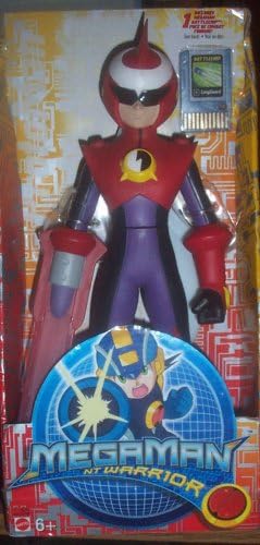 Megaman Protoman Action Figure with Battle Chip