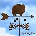 pomeranian25 - POMERANIAN Dog Weathervane