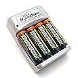 Maximal Power FC400 Rapid Overnight Charger with 4 - 2700mAh AA Batteries