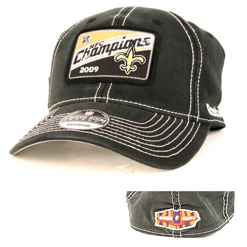 New Orleans Saints Official Locker Room Hat: 2009 NFC Champions