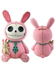 Home: Furry Bones Bunny Bank - Cold Cast Resin - 6.0" Height - World Figurines