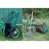 Wood Cart Leaf Bag