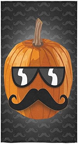 Happy Halloween Pumpkins Sale Custom Bath Towels Large Soft and Comfortable Travel Beach Bathroom Shower Washcloth Wrap for Men/Women 80% Polyester 20% Cotton, (30" x 56")