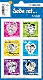 Produkt-Bild: HERMA Briefmarkensticker "Liebe ist" VE=1