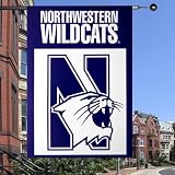 NCAA Northwestern Wildcats 2-Sided 28-by-40 inch House Banner with  Pole Sleeve