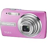 Olympus Stylus 840 8.0 MP Digital Camera with 5x Optical Dual Image Stabilized Zoom (Pink)