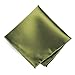 TieMart Olive Green Solid Color Pocket Square
