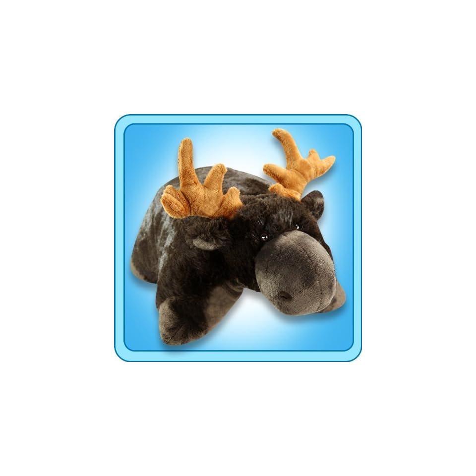 My Pillow Pet Chocolate Moose Small Brown By My Pillow Pets On