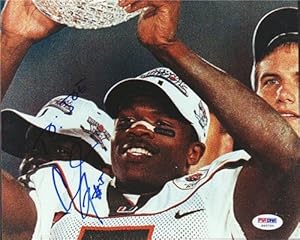 Andre Johnson Autographed/Hand Signed 8x10 Photo University of Miami To Joe PSA/DNA #S43733