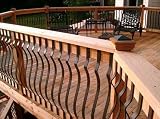 Deckorator 32-1/4" Baroque Bronze Baluster 5/pack [CAPITOL CITY LUMBER]