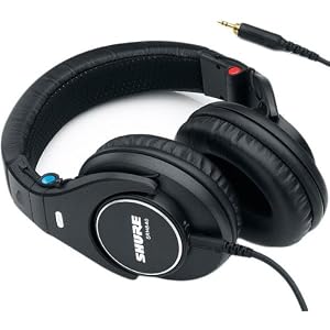 Shure SRH840 Professional Monitoring Earphones (Black)