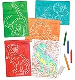 Melissa & Doug Textured Stencils - Dinosaurs