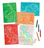 Melissa & Doug Textured Stencils - Dinosaurs