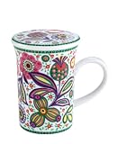 Vera Bradley Porcelain Mug with Cover in Viva la Vera
