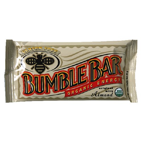 BumbleBar Organic Energy Original with Almond, 1.6 Ounce Bar (Pack of 15)