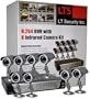 LTS LTD08HTDK 8-Camera H.264 Realtime DVR Security System with 500GB, Mobile Phone Live View, VGA output