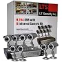 LTS LTD08HTDK 8-Camera H.264 Realtime DVR Security System with 500GB, Mobile Phone Live View, VGA output
