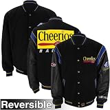 JH Design Bobby Labonte Cheerios Wool & Leather Reversible Jacket