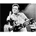 Johnny Cash (Middle Finger) Glossy Music Photo Photograph Print - 8x10