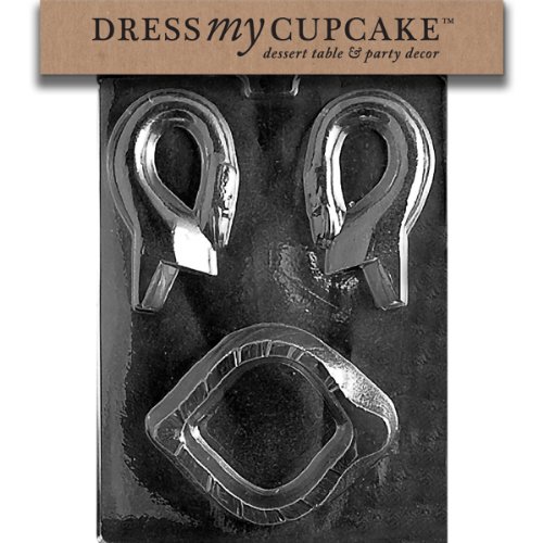 Dress My Cupcake DMCW009SET Chocolate Candy Mold, Large Swan Pour Box, Set of 6