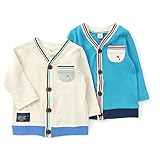 La Chiave(ラ キエーベ) カーディガン (80～130cm) キムラタンの子供服 (53307x53507-163) ライトベージュ 90