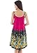 LY Women's BOHO Cotton Blend Sleeveless Floral Pattern Nightgown Free Size