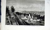 BAY MOUNT ST MICHAEL NORMANDY Antique Print 1874