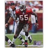NFL Tampa Bay Buccaneers #55 Derrick Brooks Autographed 8'' x 10'' Photo