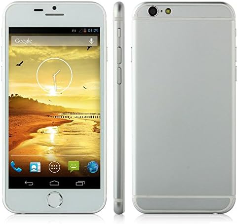 Goophone I6 Cell Phone 4.7 Inch Ips Qhd Screen MTK6582 Android 4.2 3G GPS 512mb RAM 8GB ROM Touch Screen Smart Phone Mobile Unlocked